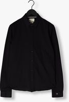 Zwarte CAST IRON Casual overhemd LON SLEEVE SHIRT TWILL JERSEY 2 TONE