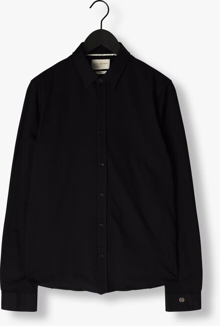 Zwarte CAST IRON Casual overhemd LON SLEEVE SHIRT TWILL JERSEY 2 TONE - large