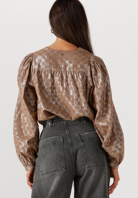 Taupe CIRCLE OF TRUST Blouses CARDI BLOUSE - large