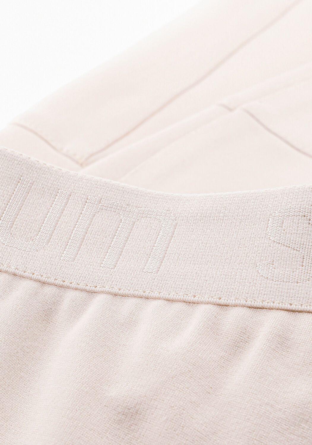 Witte SUMMUM Flared broek TROUSERS PUNTO MILANO - large