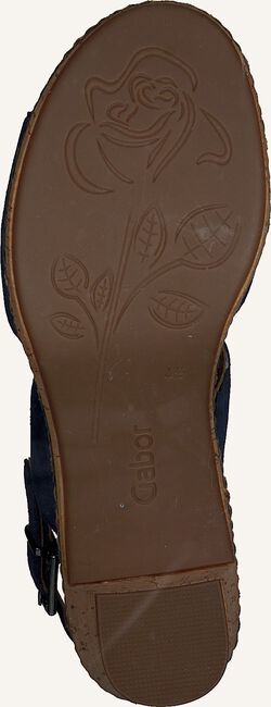 Blauwe GABOR Platte sandalen 777 Blauwe GABOR Platte sandalen 777 - large