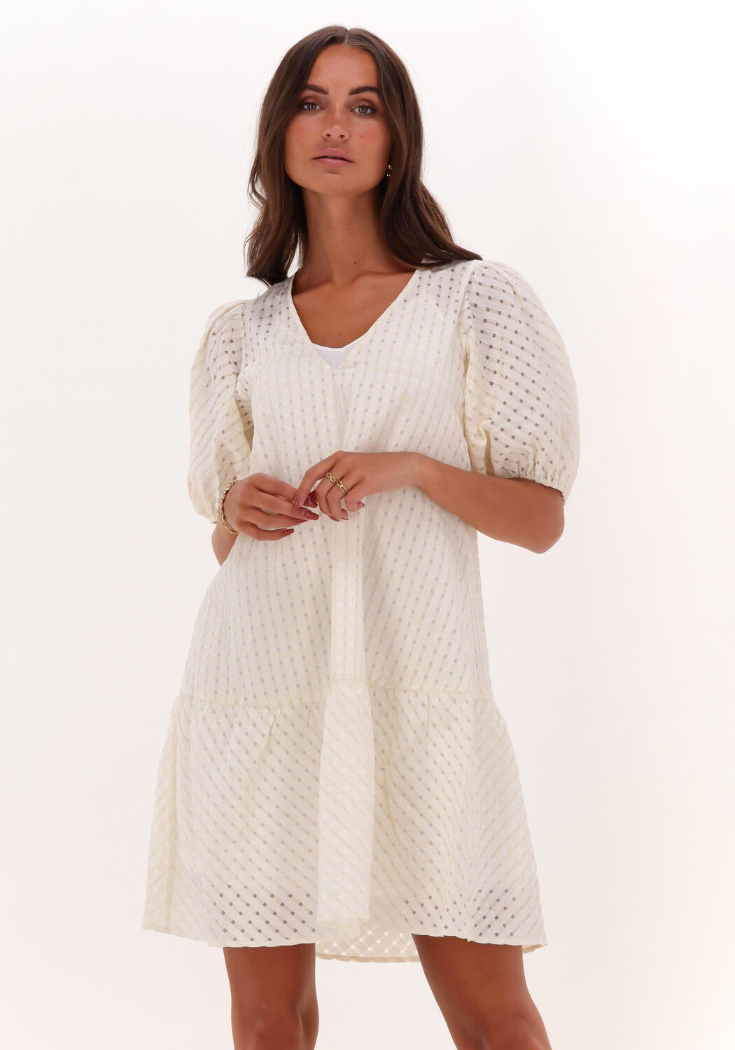 Creme jurk hotsell