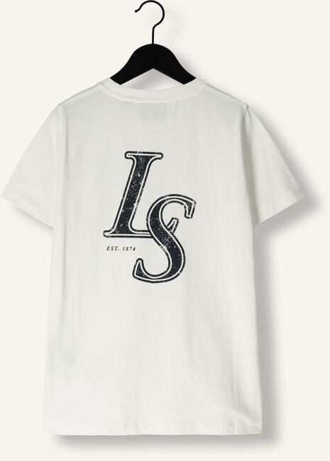 Witte LYLE & SCOTT T-shirt LS MONOGRAM PRINT T-SHIRT Witte LYLE & SCOTT T-shirt LS MONOGRAM PRINT T-SHIRT - large