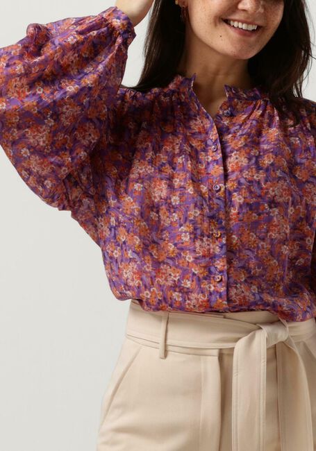 Paarse AAIKO Blouses ZOYA MAUVE FLOWER CO 520 - large