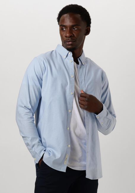 Blauwe SCOTCH & SODA Casual overhemd OXFORD SOLID - large