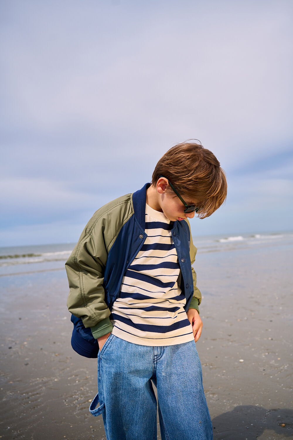 Beige TUMBLE 'N DRY T-shirt GLACE - large