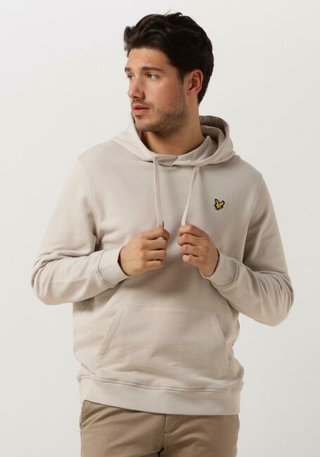 Beige LYLE & SCOTT Truien/vesten PULLOVER HOODIE - large