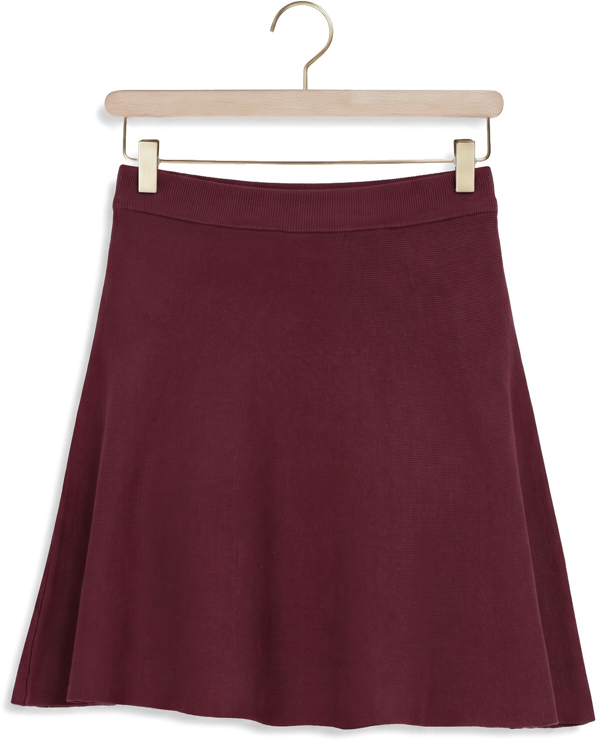 Y.A.S. YAS Dames Rokken Yasfonny Hw Knit Skirt S. Bordeaux