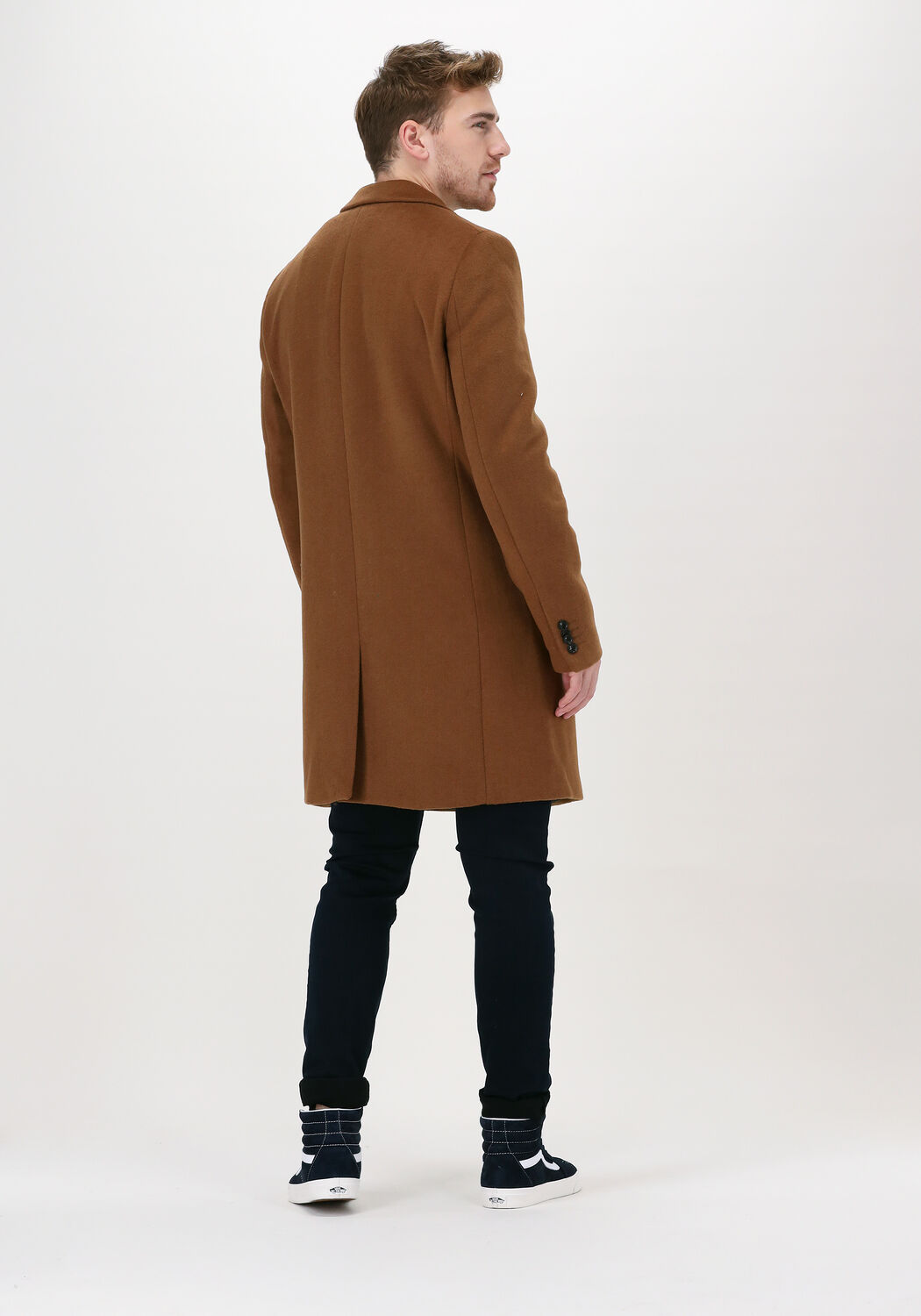 Camel SCOTCH SODA Mantel 163276 SINGLE BREASTED WOOL Omoda