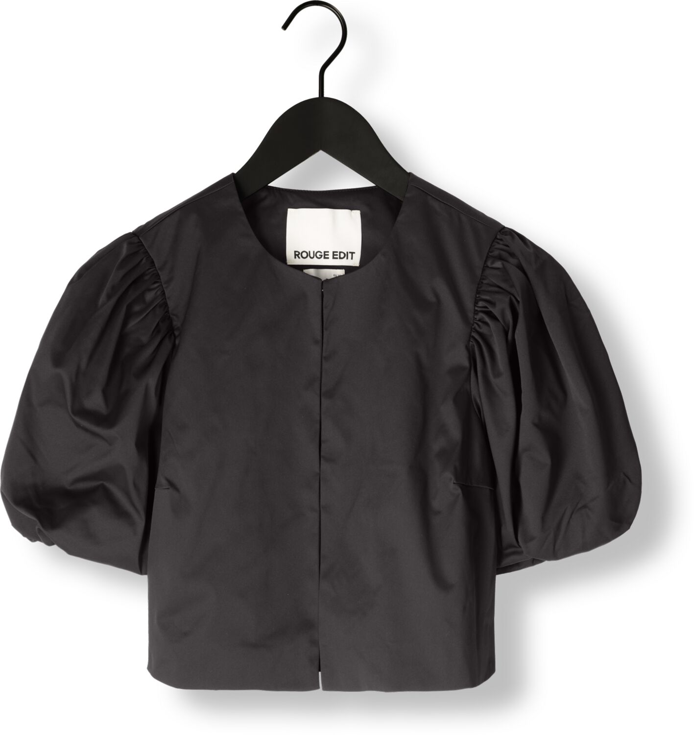 ROUGE EDIT Dames Tops & T-shirts Roudetta 2 4 Short Blazer Zwart