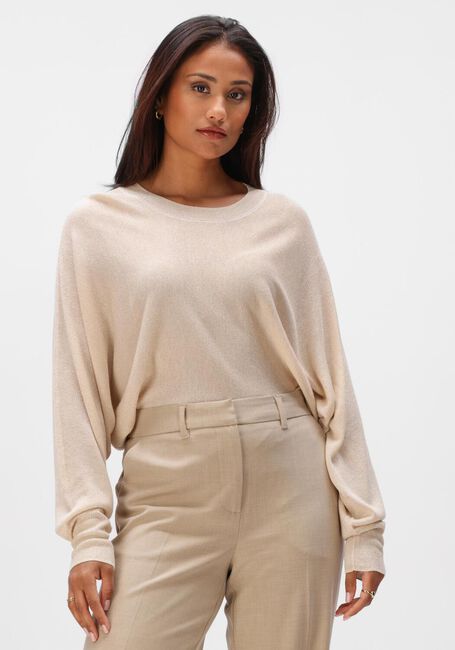 Beige MINUS Trui DANA METALLIC BAT SLEEVE PULLOVER - large