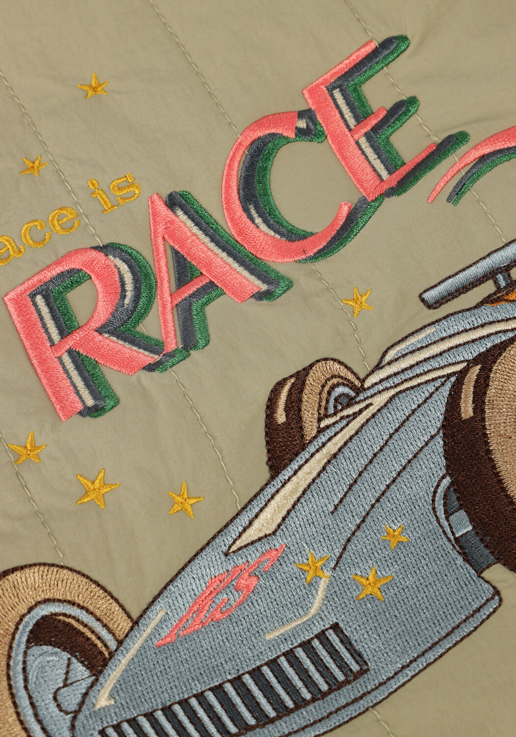 Beige KONGES SLOJD Jack JUNO BOMBER JACKET - large