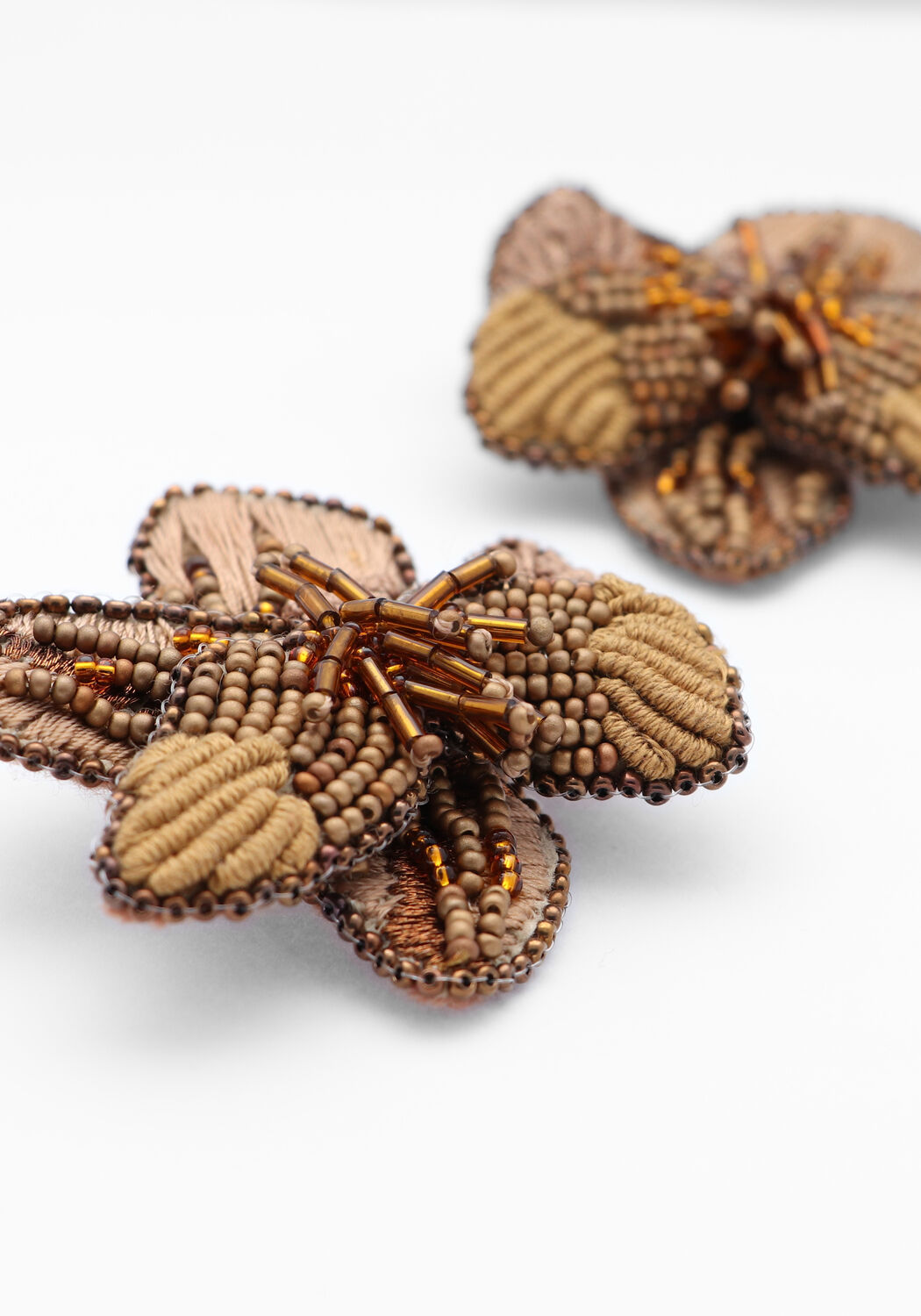 Bruine PAULIE POCKET Oorbellen BO BLOSSOM EARRINGS - large