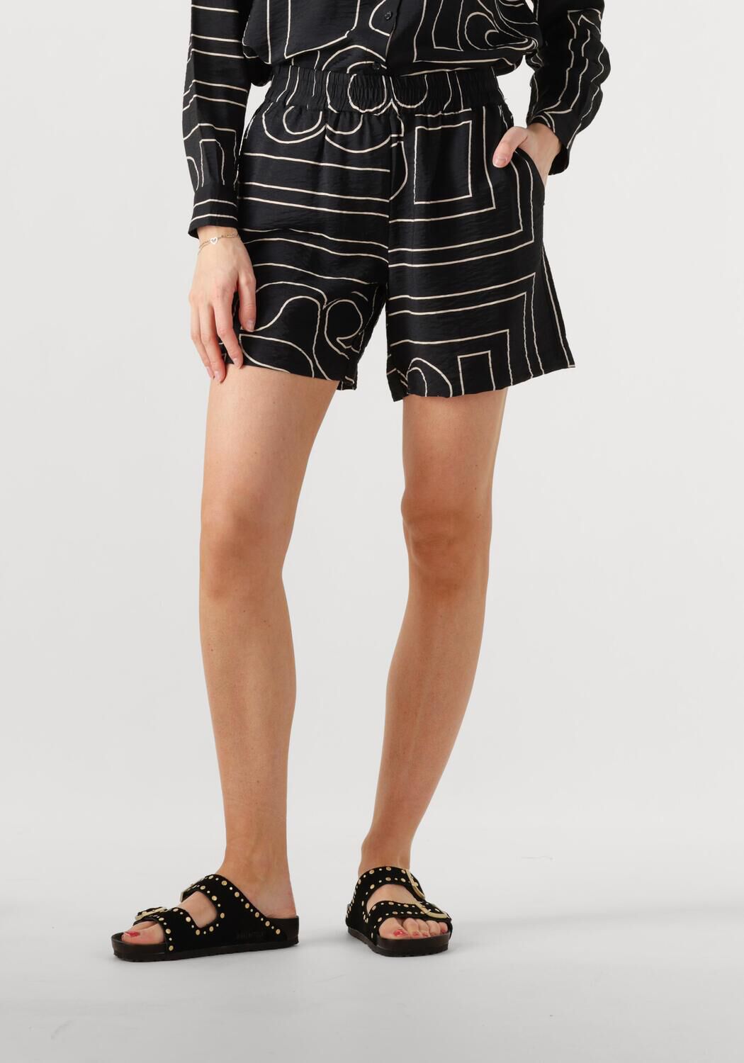 MY ESSENTIAL WARDROBE Dames Broeken Kellymw Shorts Zwart