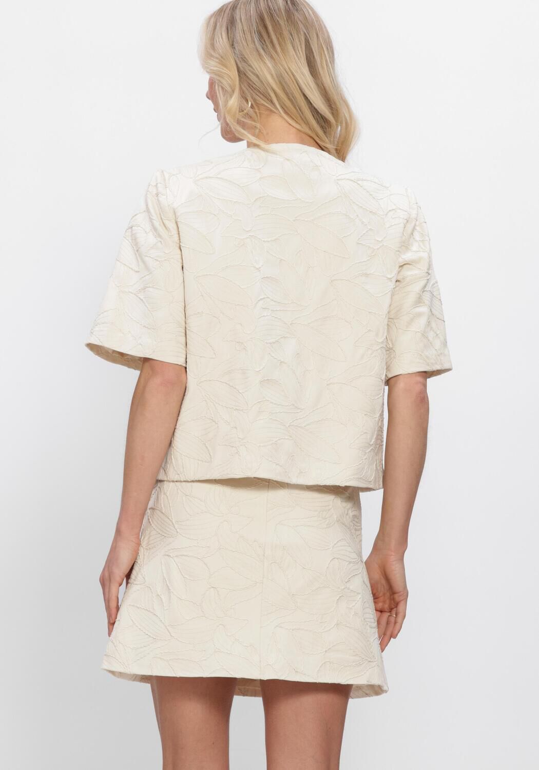 Witte OBJECT Blazer OBJMATHILDA LISA 2/4 LO BLAZER - large