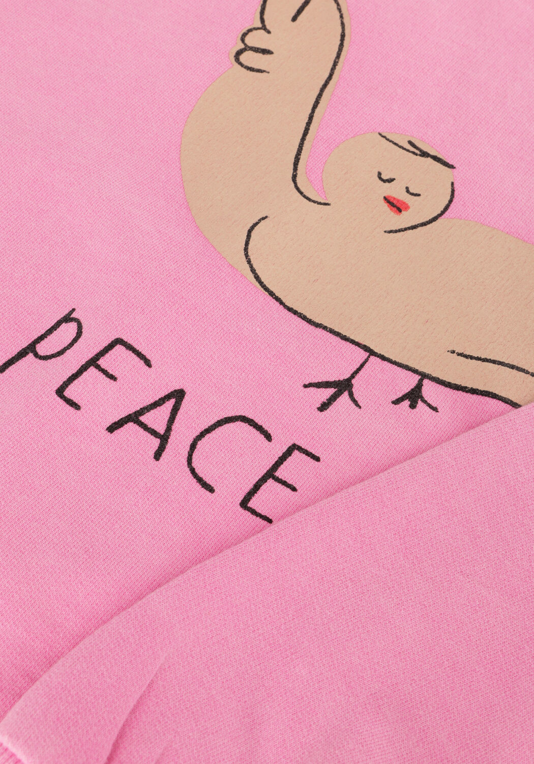 Jelly Mallow Meisjes Truien & Vesten Peace Pigment Sweatshirt Roze-9Y