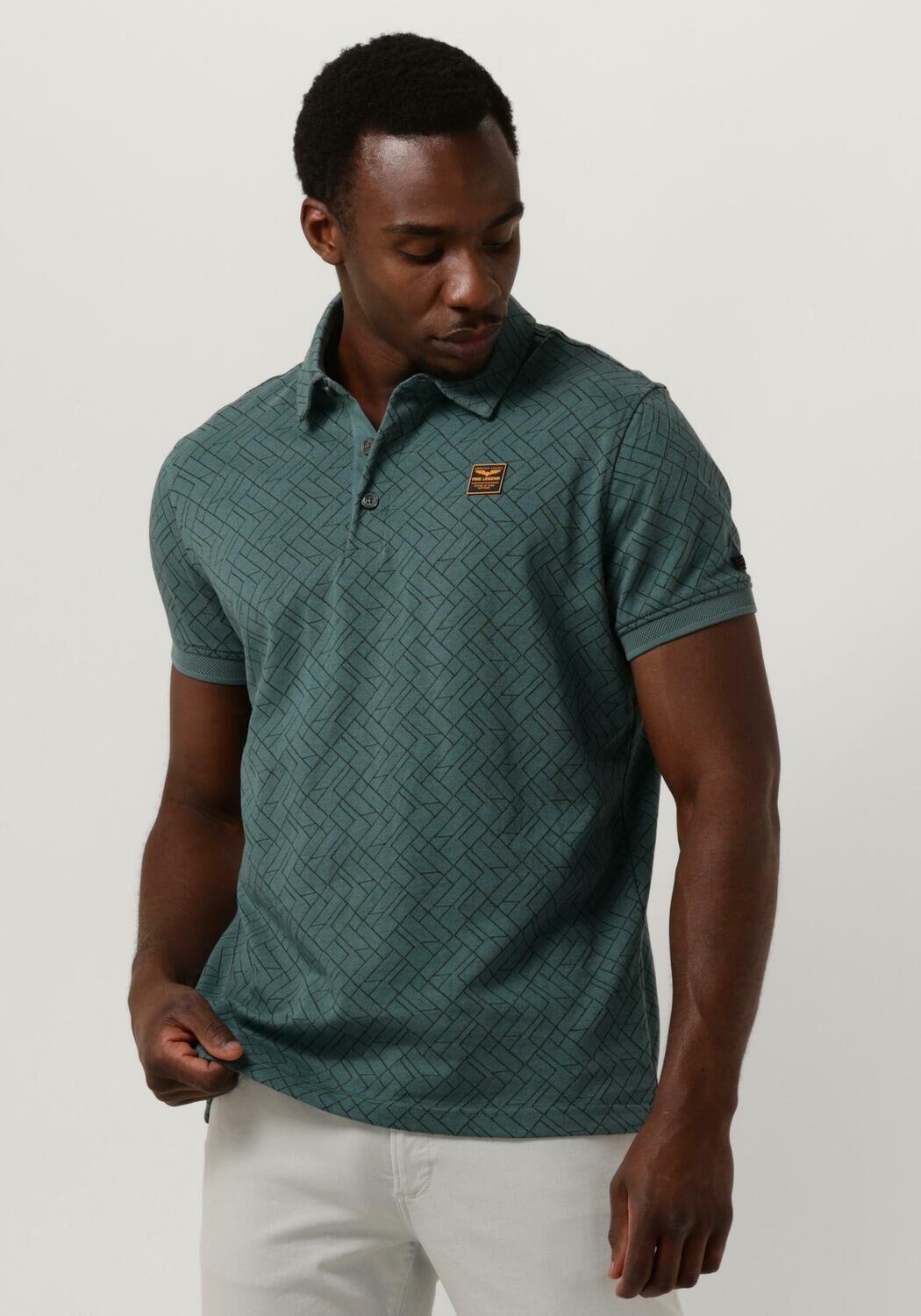 groene pme legend polo short sleeve polo jacquard jersey