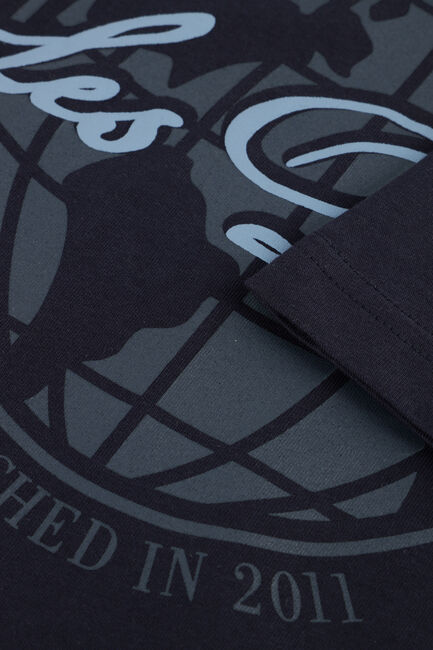 Donkerblauwe LES DEUX T-shirt GLOBE T-SHIRT - large