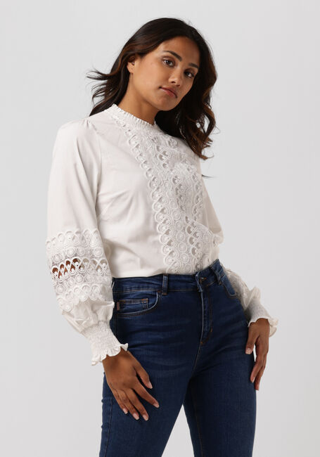 Neo Noir - Fia Embroidery Blouse 167834 - 120 - White