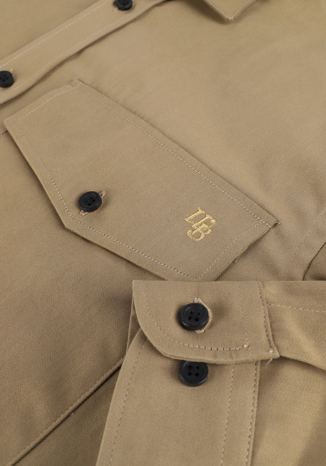 Ecru WOODBIRD Overshirt OWAN WORK SHIRT - large