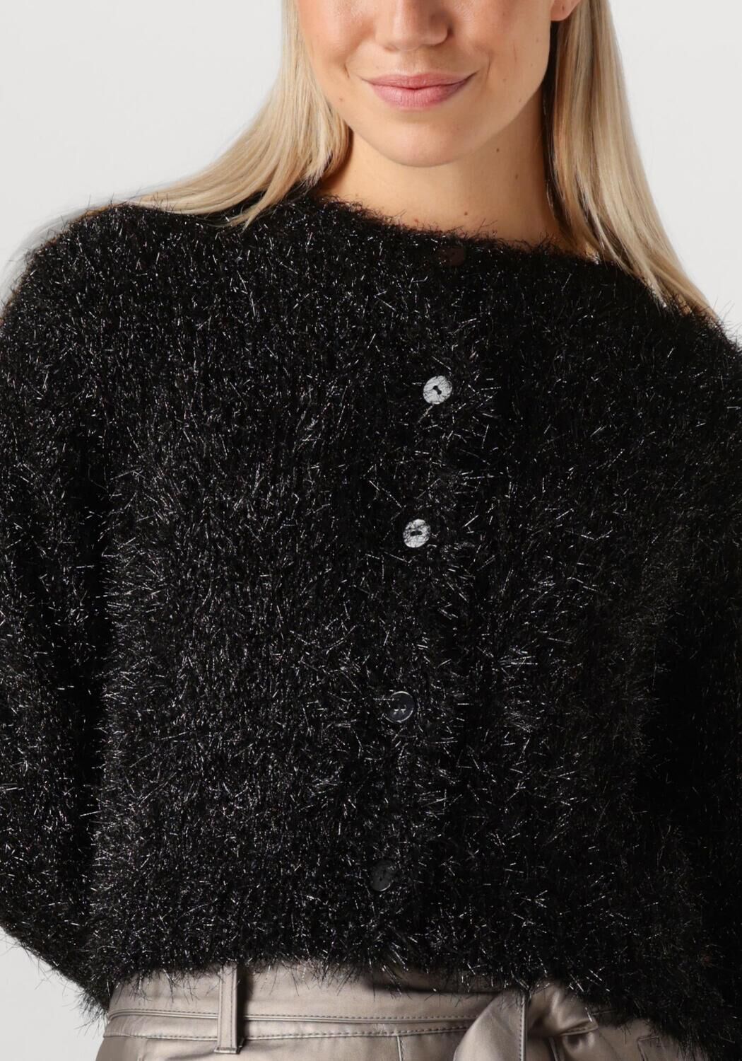 KNIT-TED Dames Truien & Vesten Lynn Cardigan Zwart