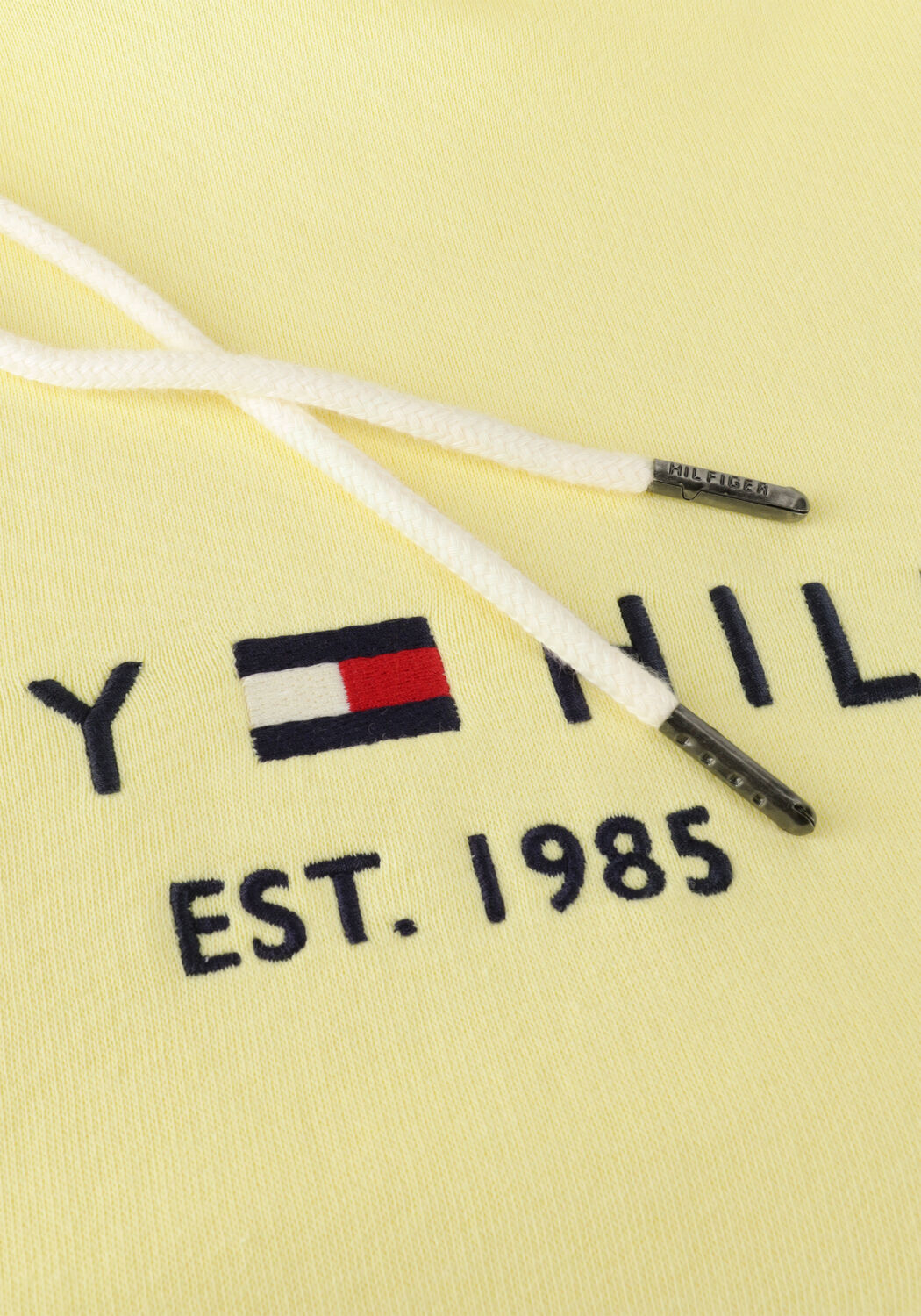 Gele TOMMY HILFIGER Sweater TOMMY LOGO HOODIE - large