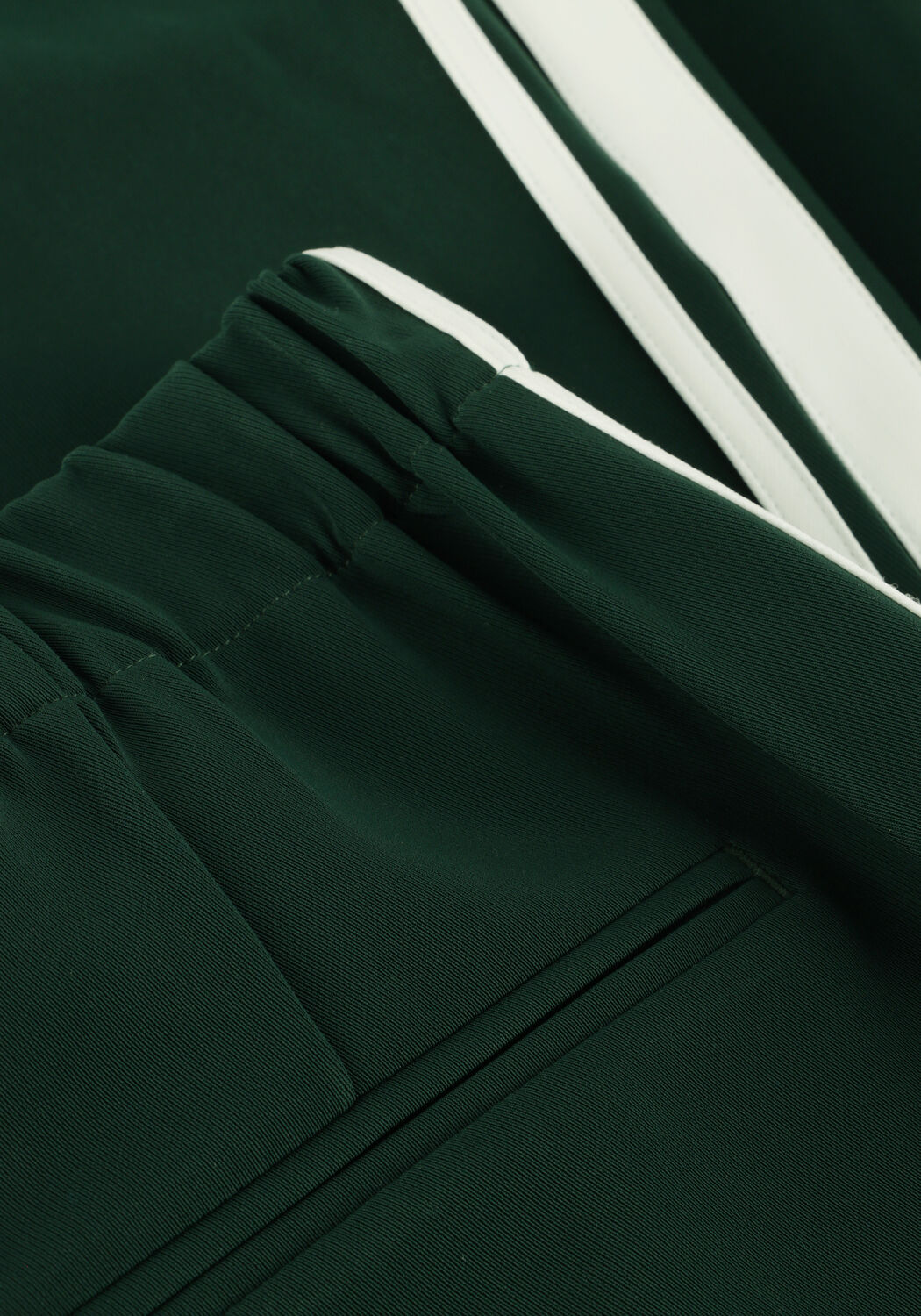 Groene CATWALK JUNKIE Wijde broek SIDE BUTTON TRACKSUIT TROUSERS - large