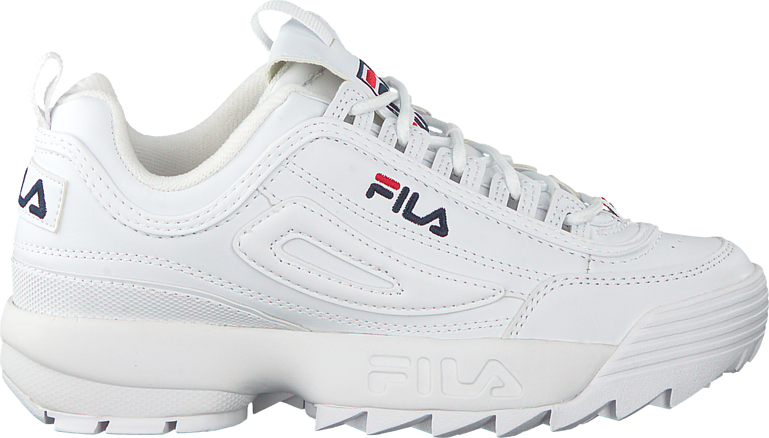 Witte FILA Sneakers DISRUPTOR S LOW WMN - Omoda.nl