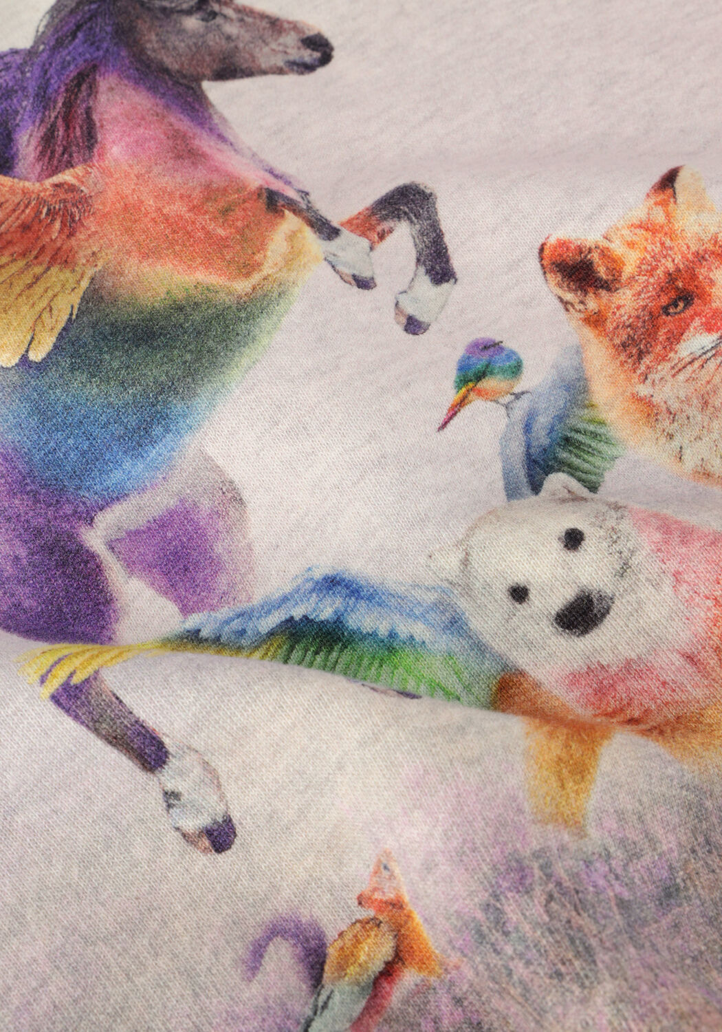 Lichtgrijze MOLO Sweater MARGE - large