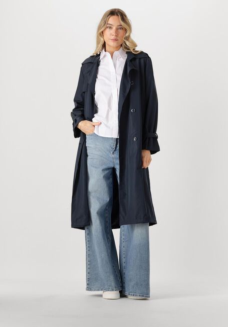 Donkerblauwe WITHBLACK Trenchcoats WBLNOISE TRENCH COAT - large