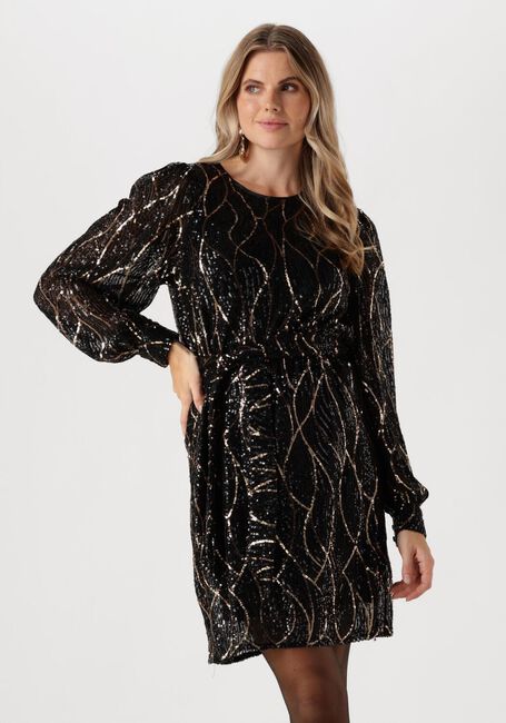 Bruine FREEBIRD Mini jurk DIMPHEY DRESS - large