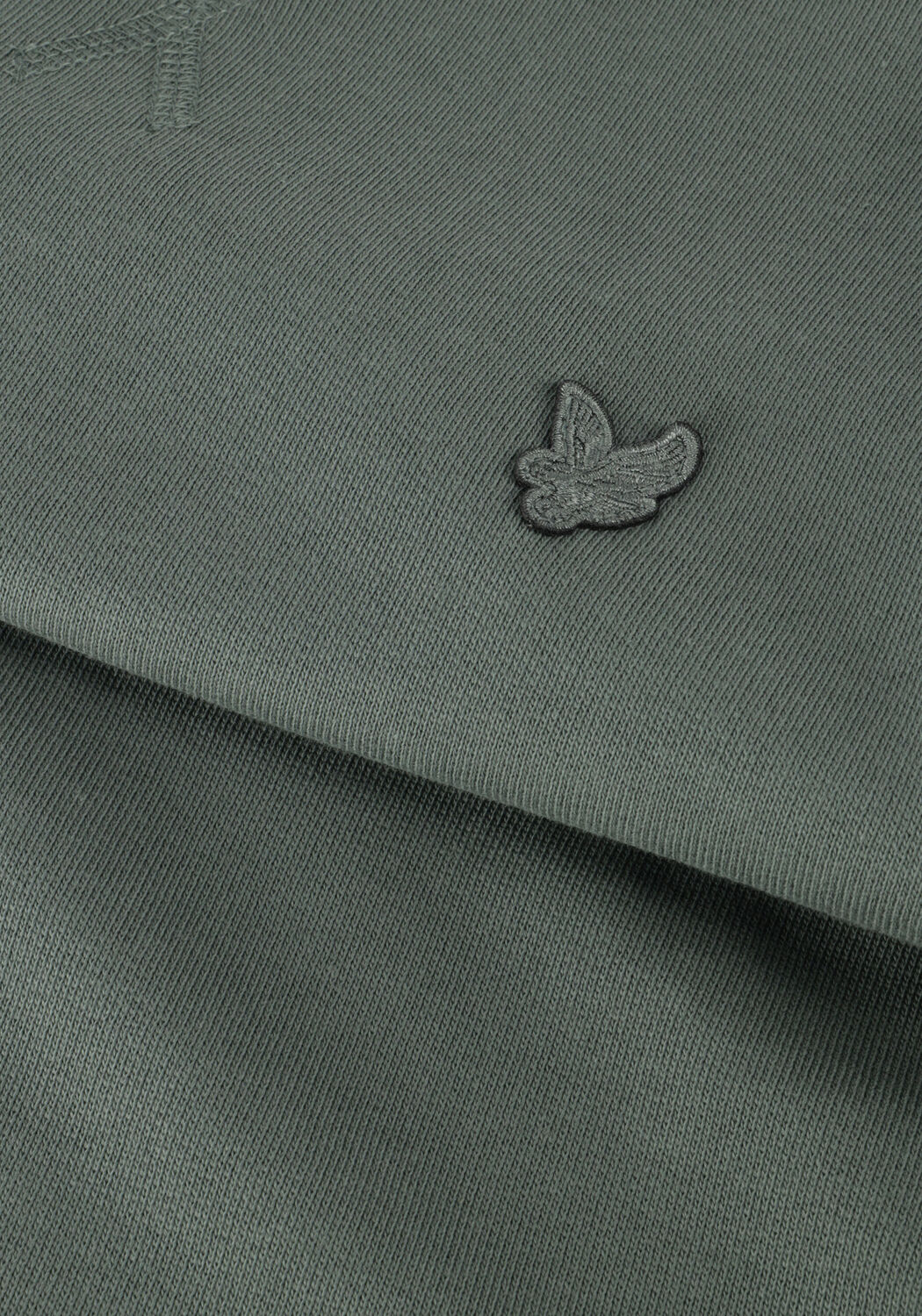 Groene LYLE & SCOTT Sweater TONAL CREW NECK SWEATSHIRT - large