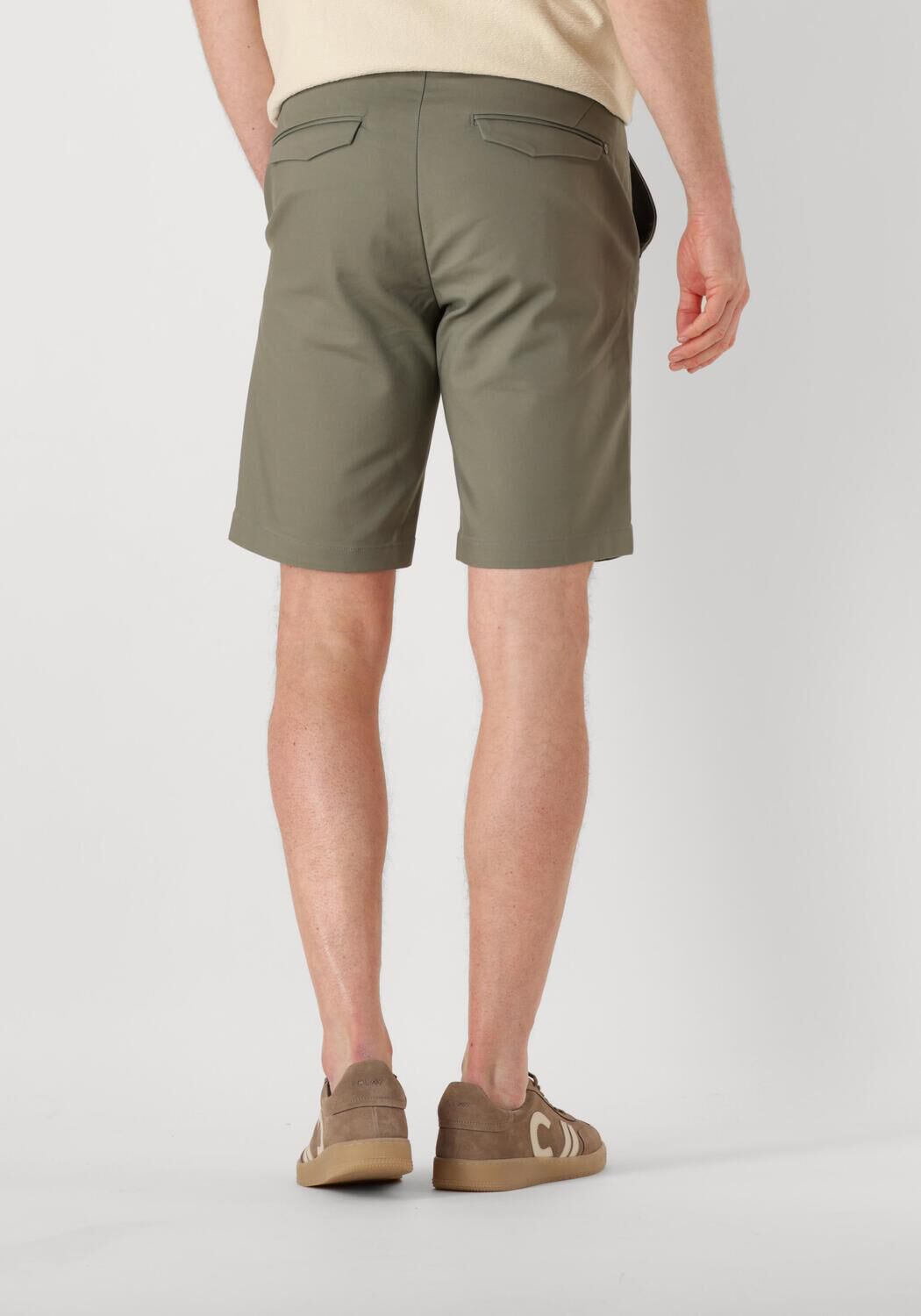 CAST IRON Heren Broeken Riser Shorts Comfort Stretch Groen