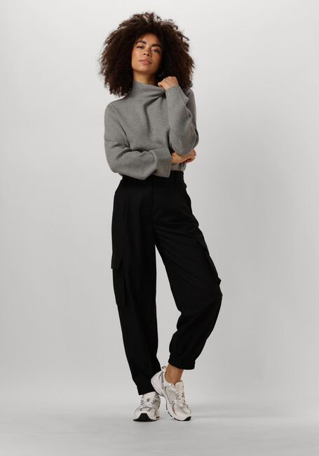 Grijze MINUS Trui LUPI HIGH NECK PULLOVER - large