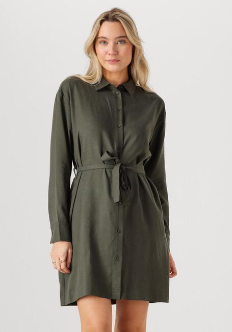 Olijf ANOTHER LABEL Mini jurk JONI DRESS L/S - large