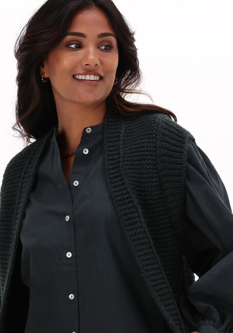 Donkergroene BY-BAR Gilet OLE GILET - large