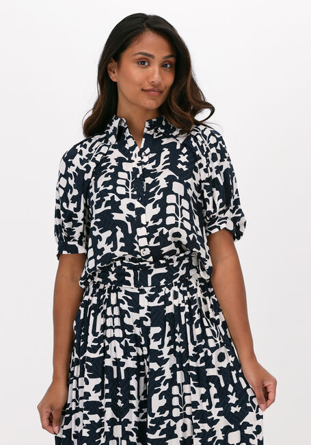 Donkerblauwe IDANO Blouses JOAN - large