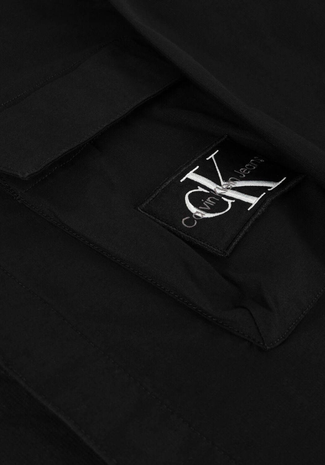 Zwarte CALVIN KLEIN Overshirt UTILITY CARGO OVERSHIRT - large