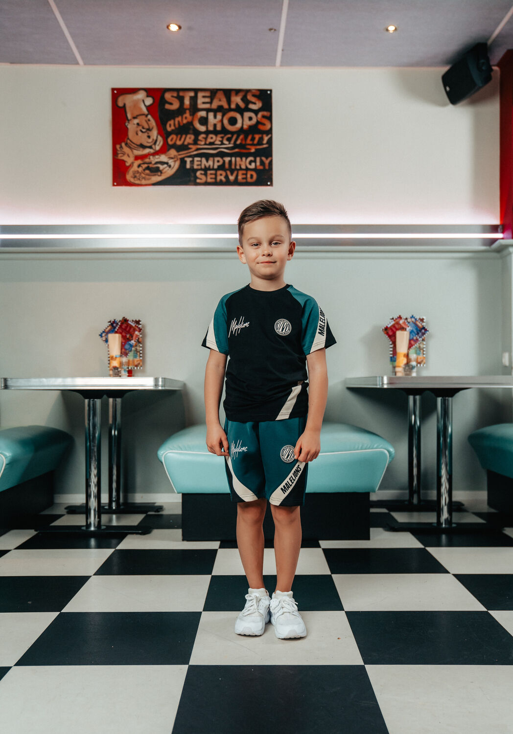 Zwarte MALELIONS Korte broek SHORT - large