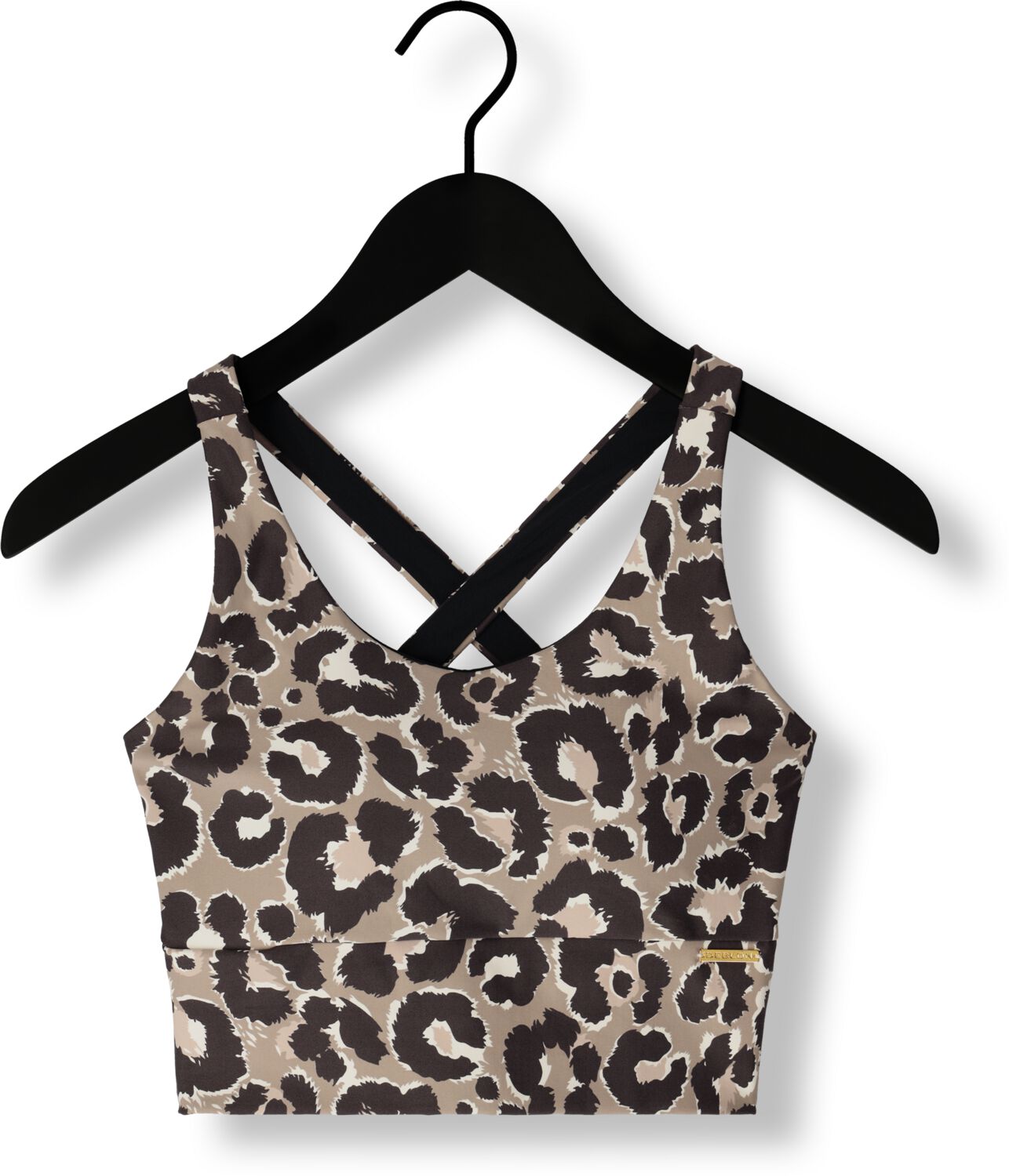 DEBLON SPORTS Dames Tops & T-shirts Sarah Cross Top Leopard