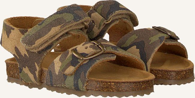 Groene DEVELAB Platte sandalen 48089 Groene DEVELAB Platte sandalen 48089 - large