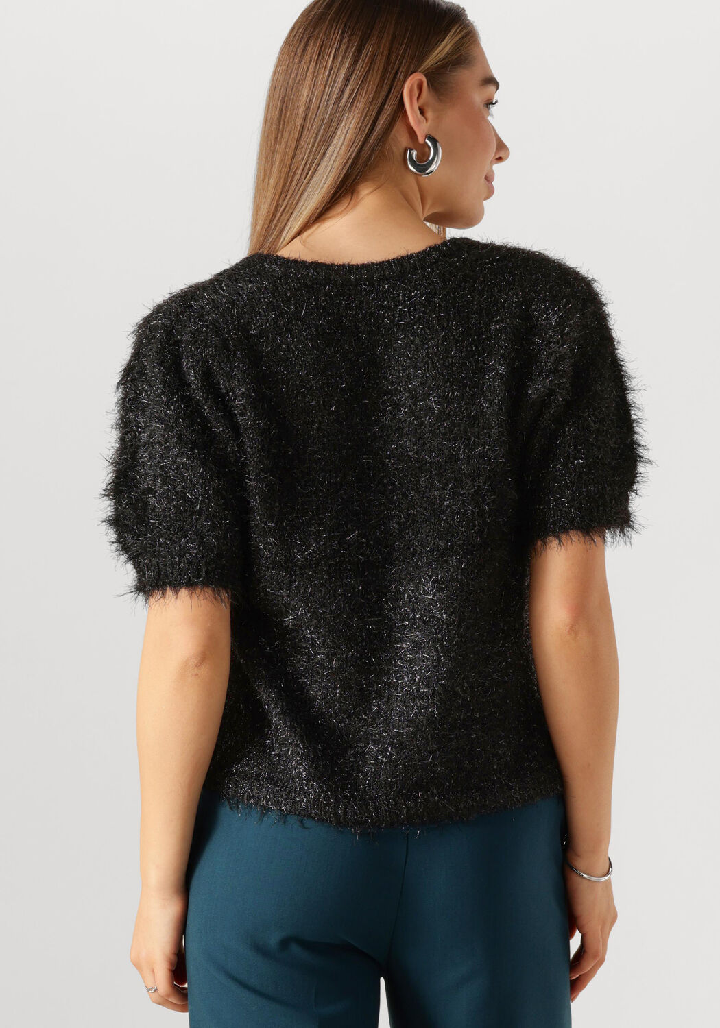 ANOTHER LABEL Dames Truien & Vesten Jacky Knitted Pull Zwart