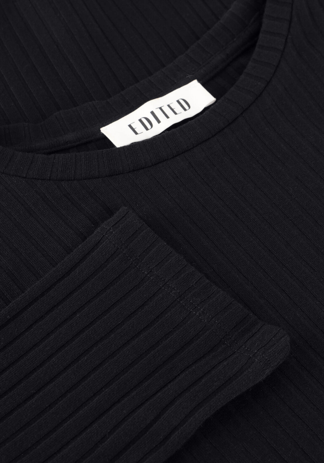 Zwarte EDITED T-shirt GINGER LONGSLEEVE - large