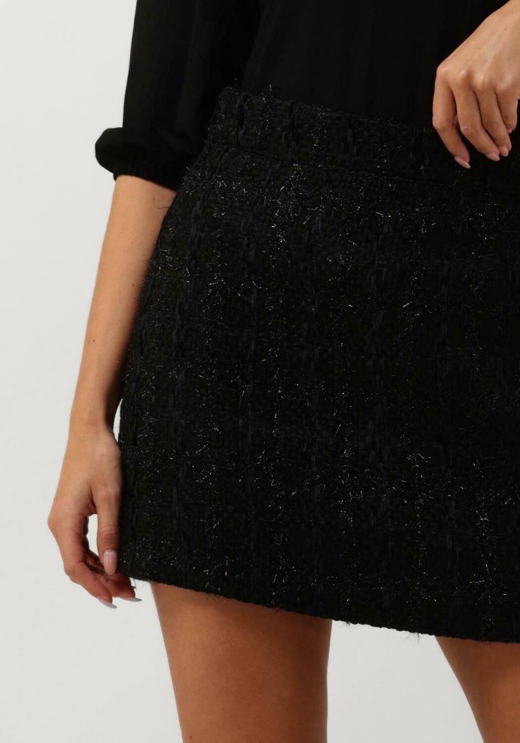 AAIKO Dames Rokken Lela Tweed Pes 537 Skirts Zwart