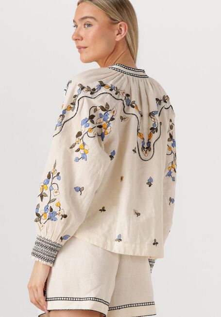 Gebroken wit SCARLETT POPPIES Blouses FEMME TOP - large