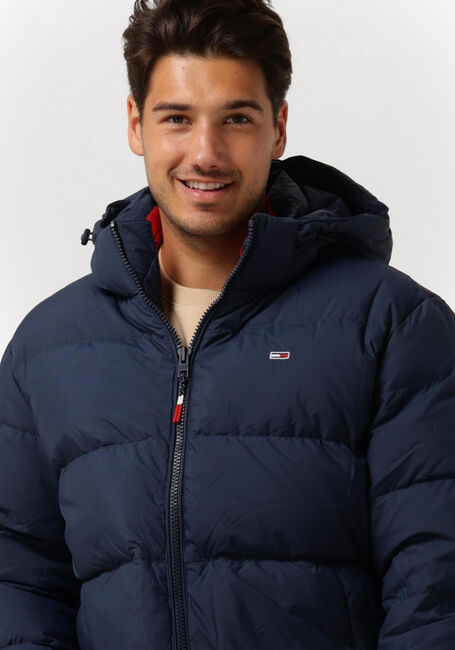 Donkerblauwe TOMMY JEANS Gewatteerde jas TJM ESSENTIAL DOWN JACKET - large