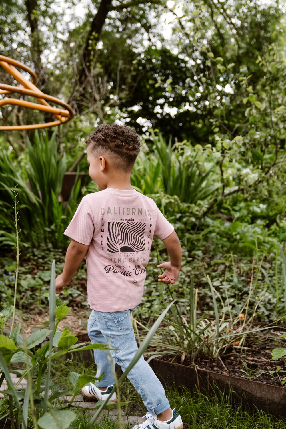 Roze DAILY7 T-shirt T-SHIRT PRINT - large