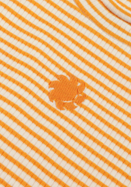 Oranje VINGINO Top ICON-CROP STRIPE RIB TOP - large