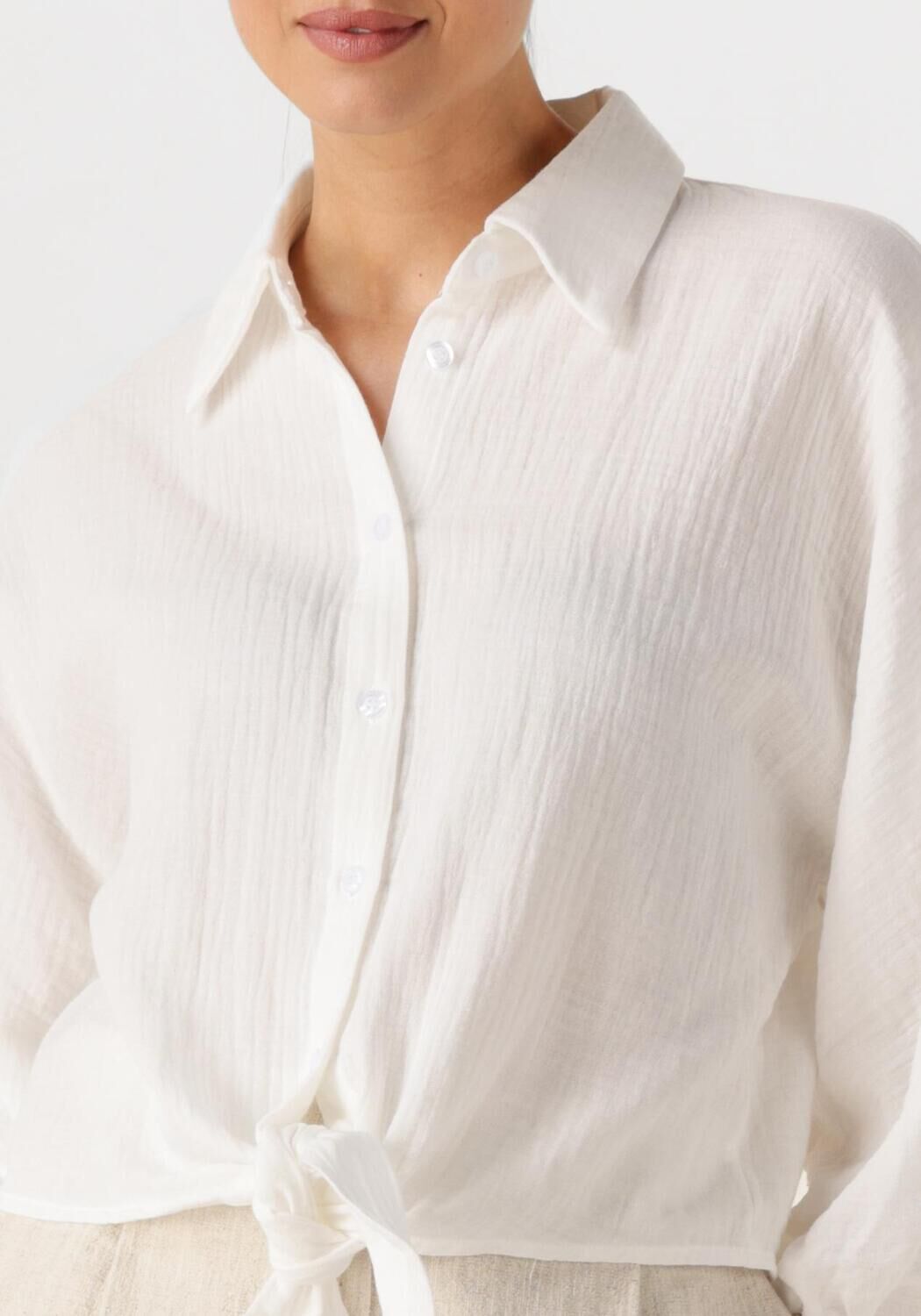 MINUS Dames Blouses Stina Shirt Wit
