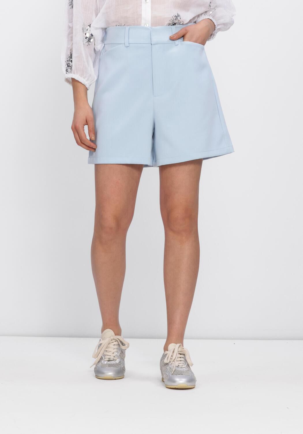 Blauwe NUKUS Shorts DAHLIA SHORT - large